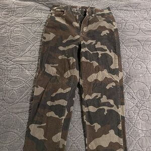 Camo Corduroy Mom Jean Baggy